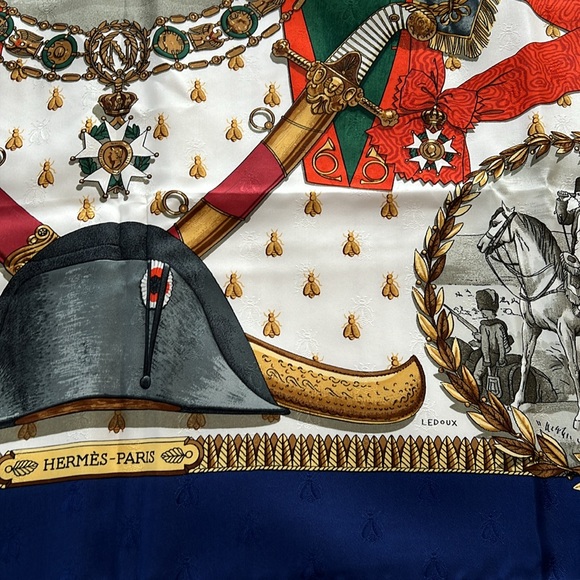 Authentic Hermes Napoleon Scarf - Picture 2 of 2